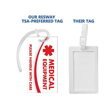 Load image into Gallery viewer, Diabetic Supplies ID Identification Luggage Tag | Black | Medical Alert | Insulin Medical Equipment | Handle with Care | Bag Tag | Luggage Gift