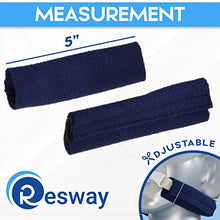Load image into Gallery viewer, Resway Universal Respiratory Strap Covers - Extra Soft Double Layered Fleece Cushions for Comfort - Reduces Irritation, Redness, Pressure Marks -Fits Most Headgear Brands, Adjustable, Machine Washable