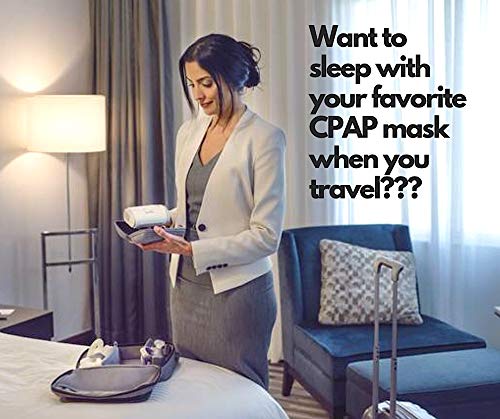 Portable Universal Connector | Airmini Adapter | Tubing and Mask Travel Adapter | Travel Accessory| Newest Version w/ Better Fit Modification 2.0